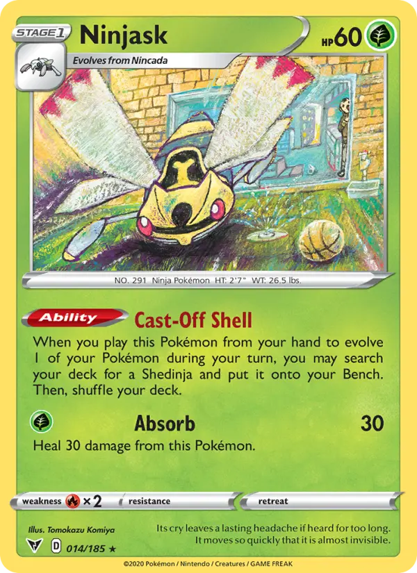 Ninjask 14 Vivid Voltage Pokesingles