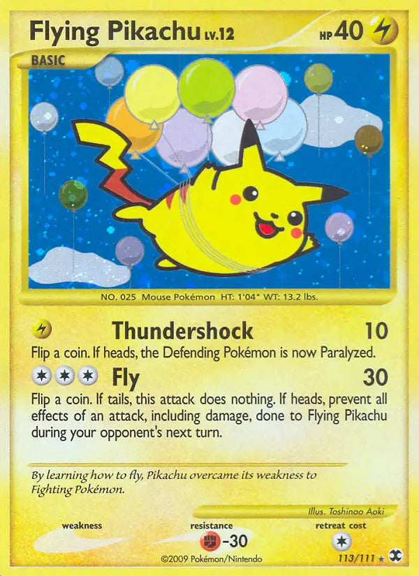 Flying Pikachu 113 Rising Rivals Pokesingles