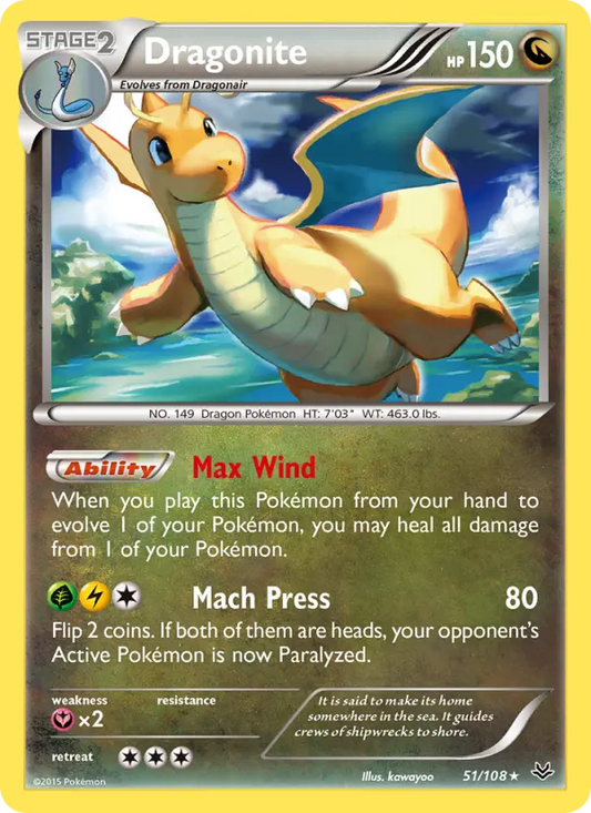 Dragonite 51 Roaring Skies Pokesingles