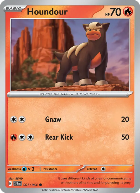 Houndour 7 Shrouded Fable Pokesingles