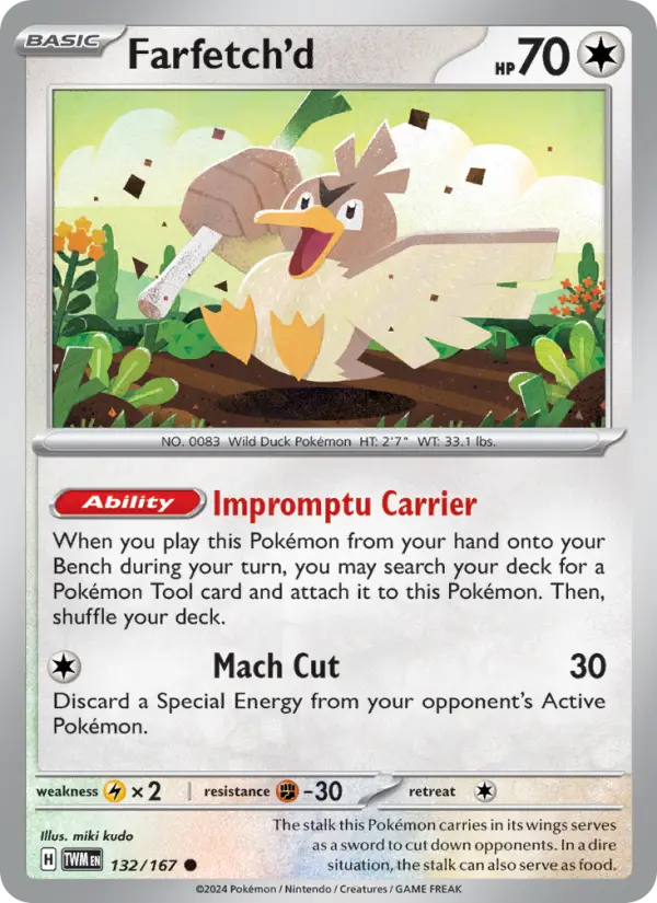 Farfetch'd 132 Twilight Masquerade Pokesingles