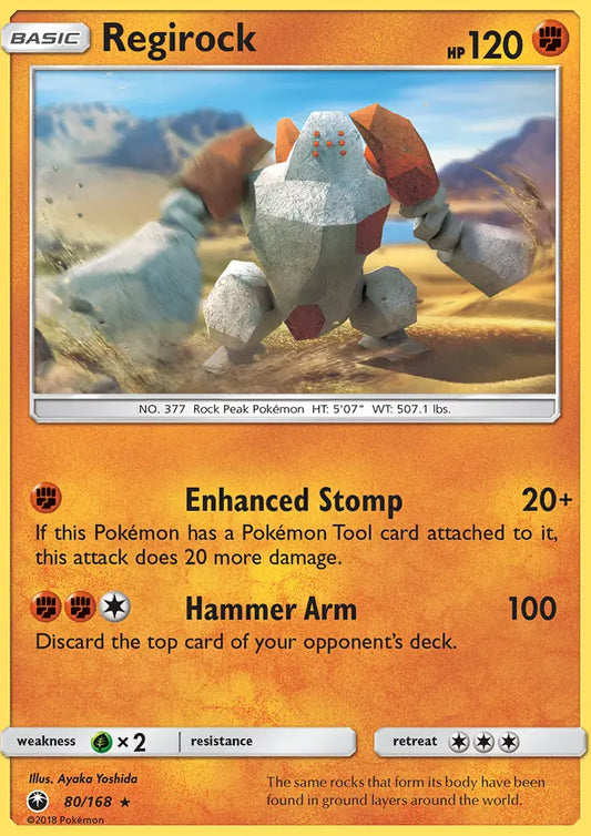 Regirock 80 Celestial Storm Pokesingles