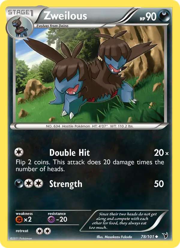 Zweilous 78 Noble Victories Pokesingles