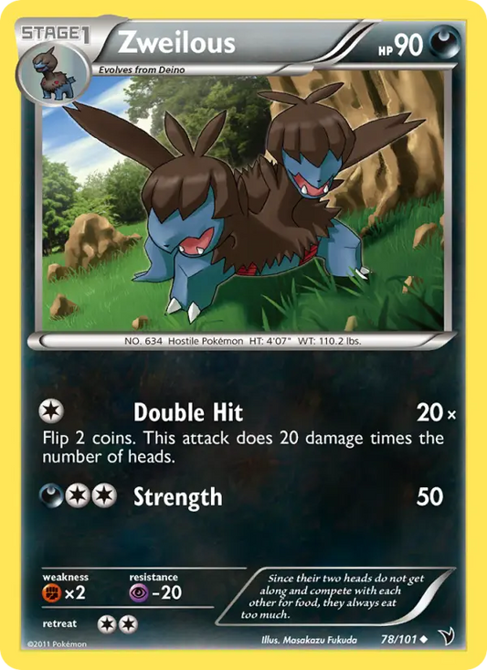 Zweilous 78 Noble Victories Pokesingles