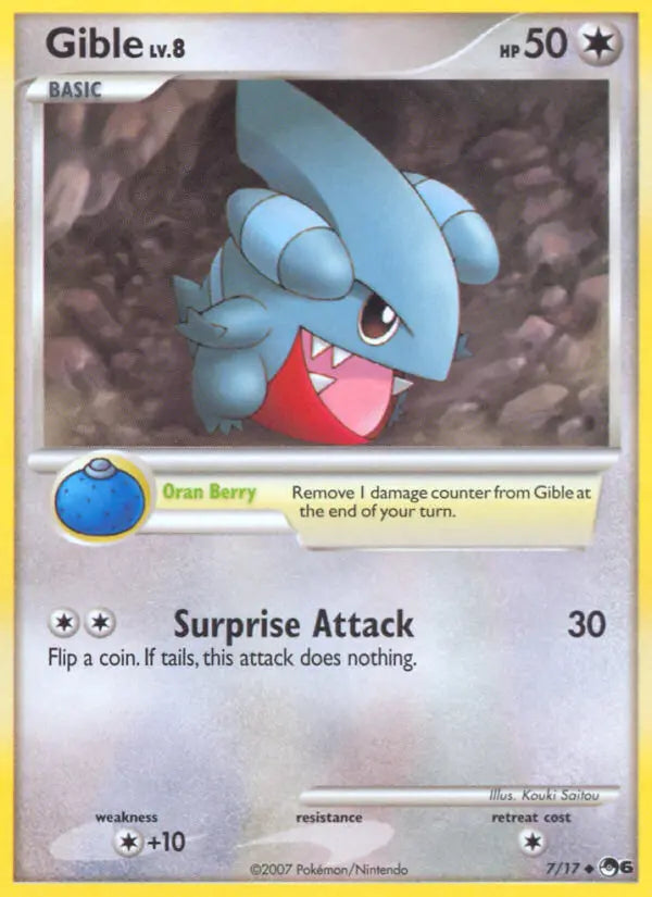 Gible 7 POP Series 6 Pokesingles