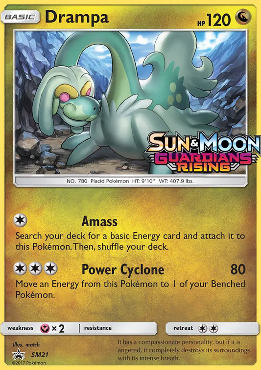 Drampa SM21 SM Black Star Promos Pokesingles