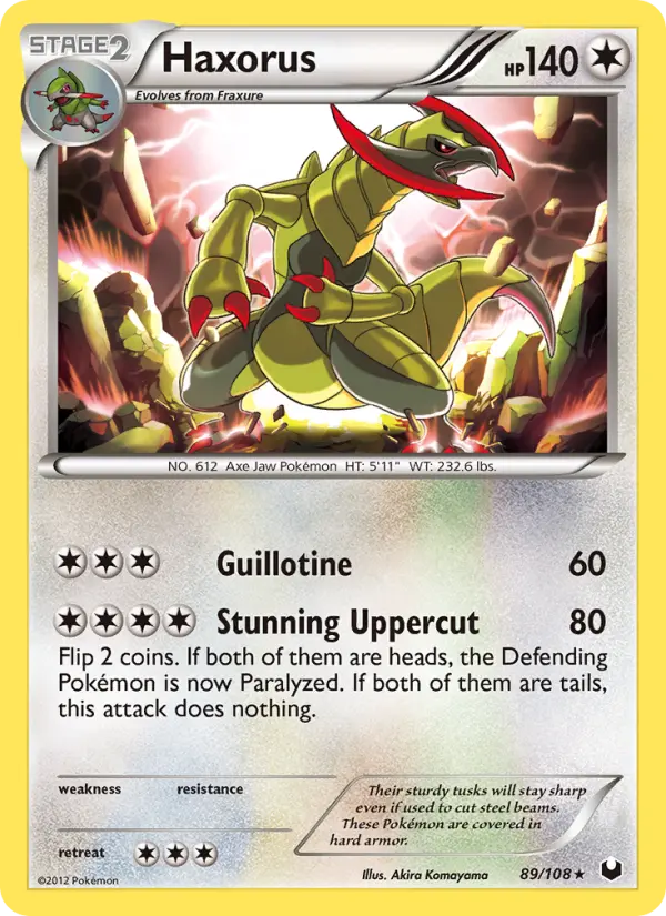 Haxorus 89 Dark Explorers Pokesingles