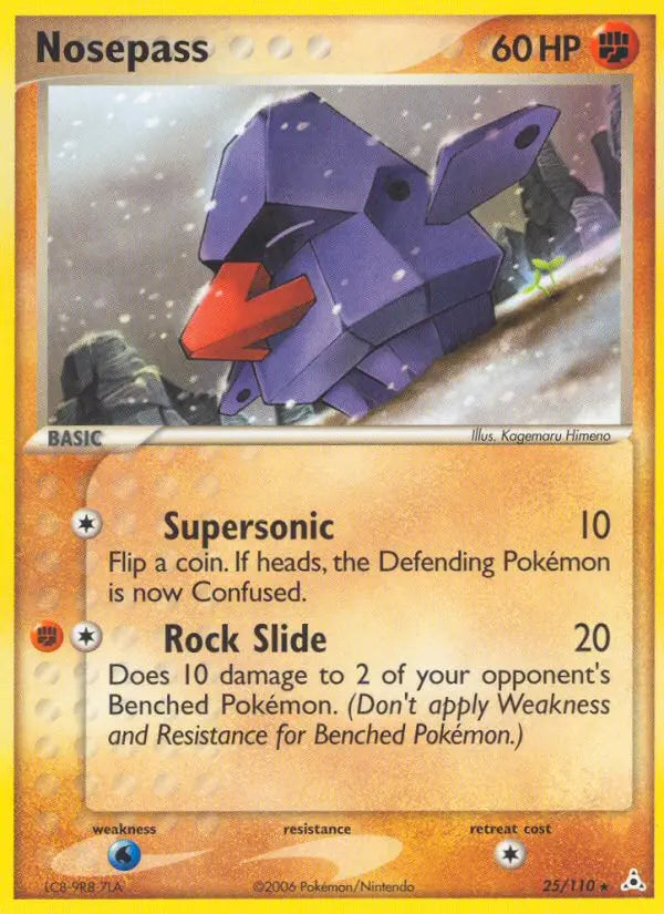 Nosepass 25 Holon Phantoms Pokesingles