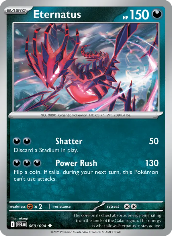 Eternatus 69 Phantasmal Flames Pokesingles