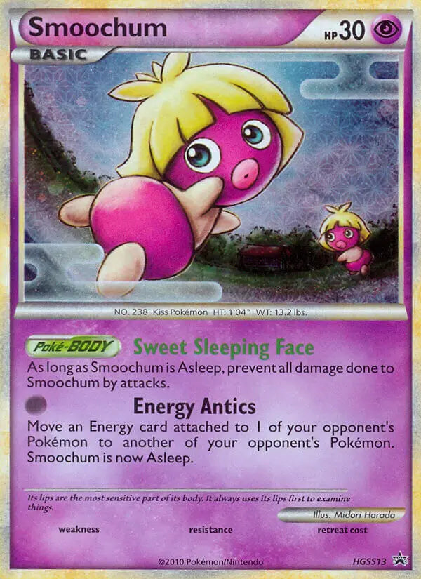 Smoochum HGSS13 HGSS Black Star Promos Pokesingles