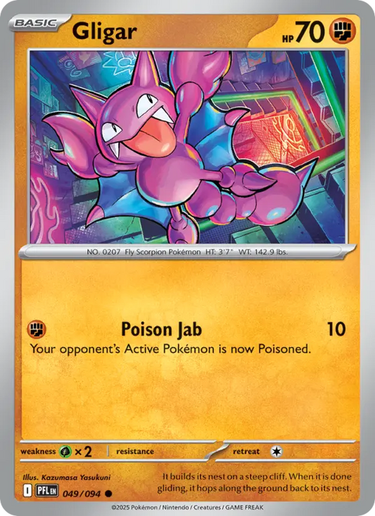 Gligar 49 Phantasmal Flames Pokesingles