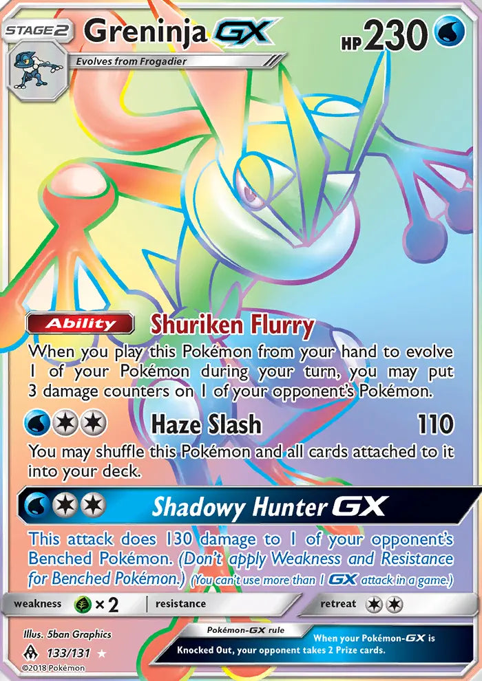 Greninja GX 133 Forbidden Light Pokesingles