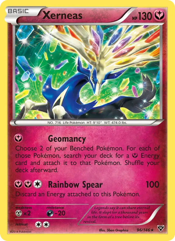 Xerneas 96 XY Pokesingles