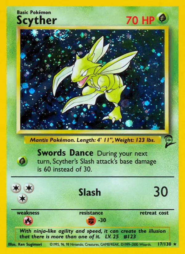 Scyther 17 Base Set 2 Pokesingles