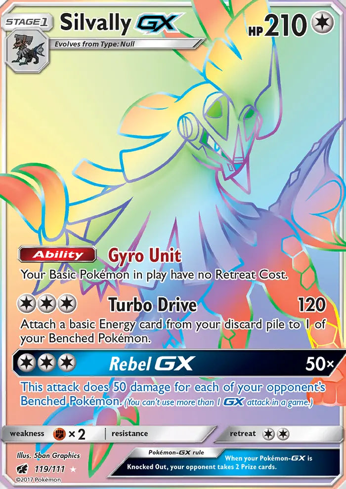Silvally GX 119 Crimson Invasion Pokesingles