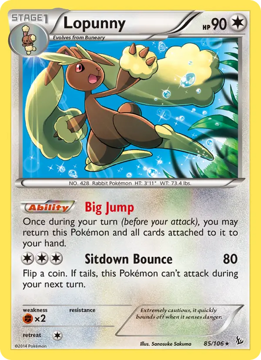 Lopunny 85 Flashfire Pokesingles