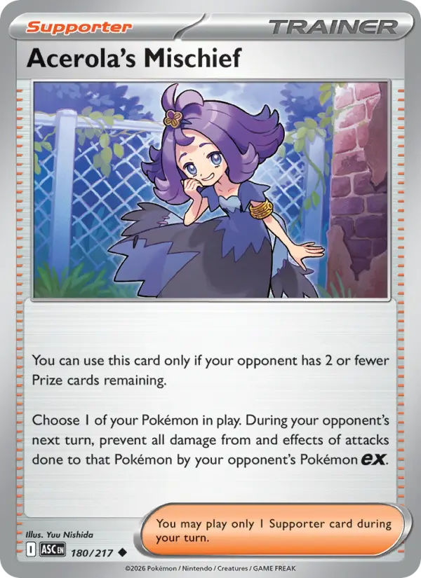 Acerola's Mischief 180 Ascended Heroes Pokesingles