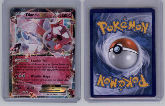 *SE BILDE FOR TILSTAND* Diancie EX #72 Pokemon Fates Collide Pokesingles