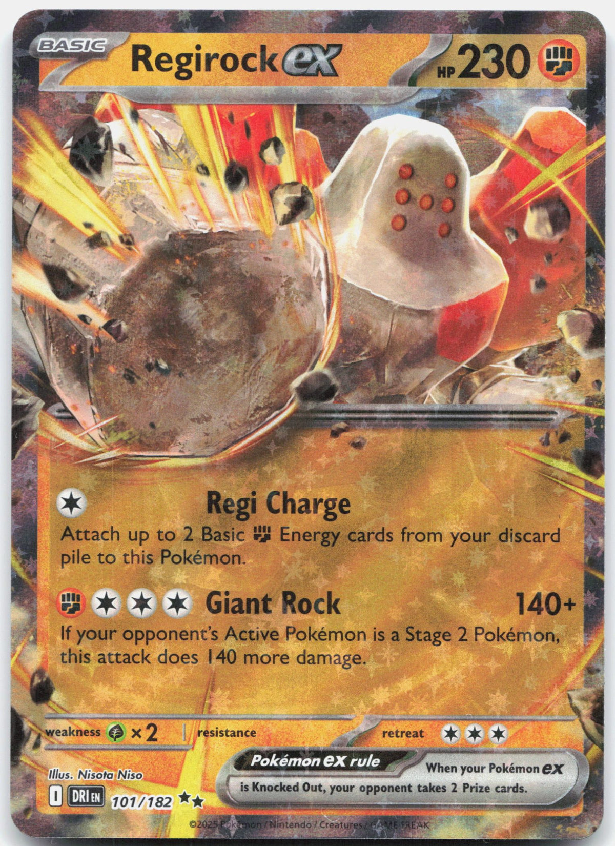 Regirock ex - 101/182