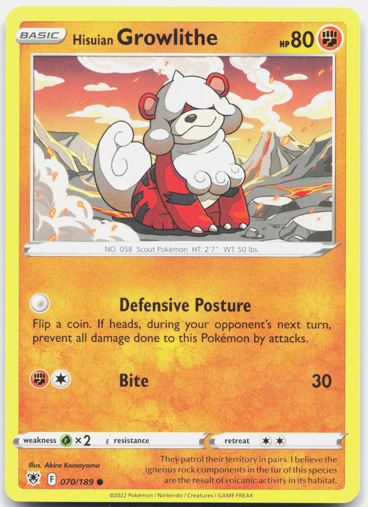 Hisuian Growlithe