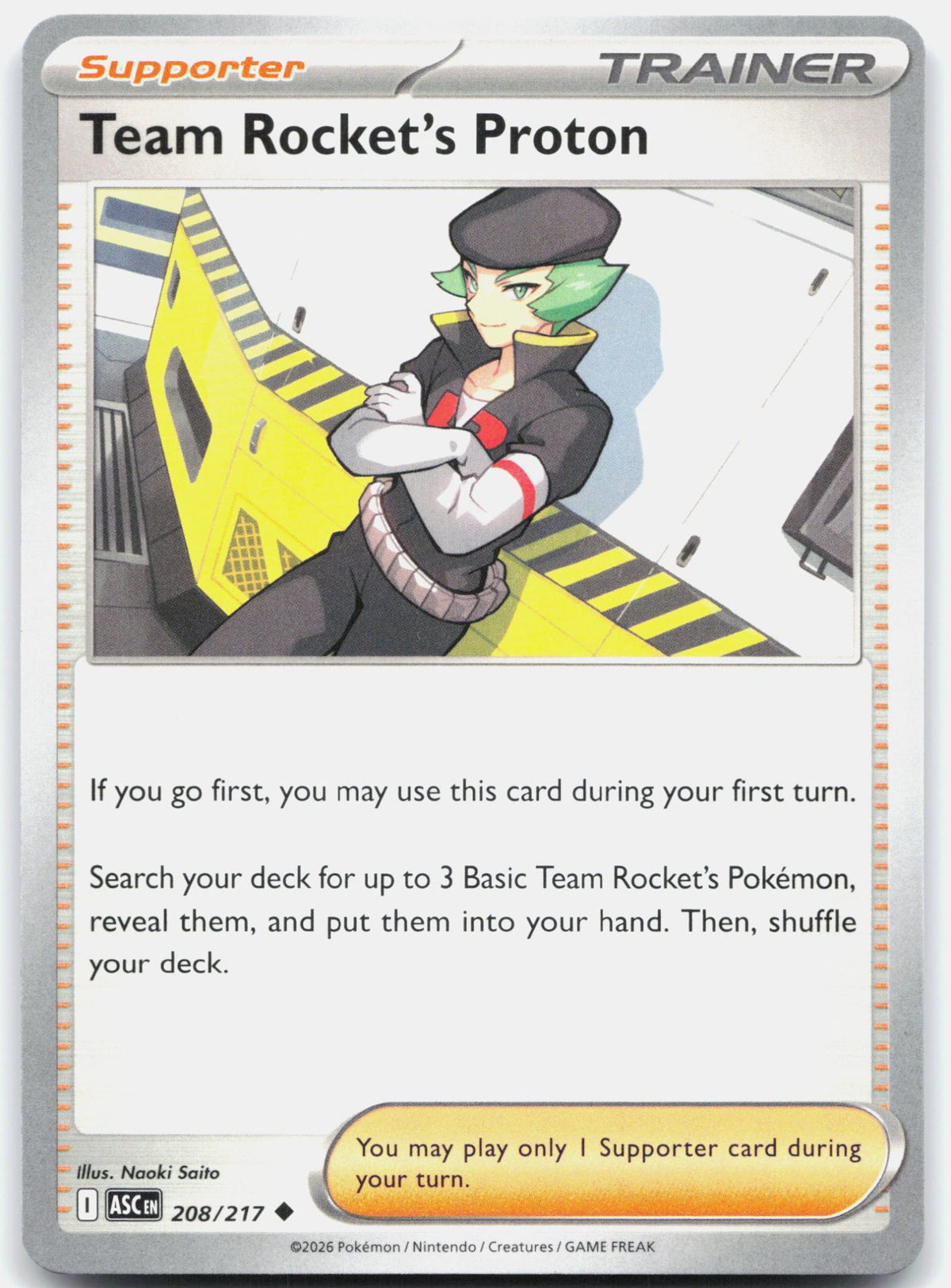 Team Rocket's Proton 208 (Normal) - ME: Ascended Heroes