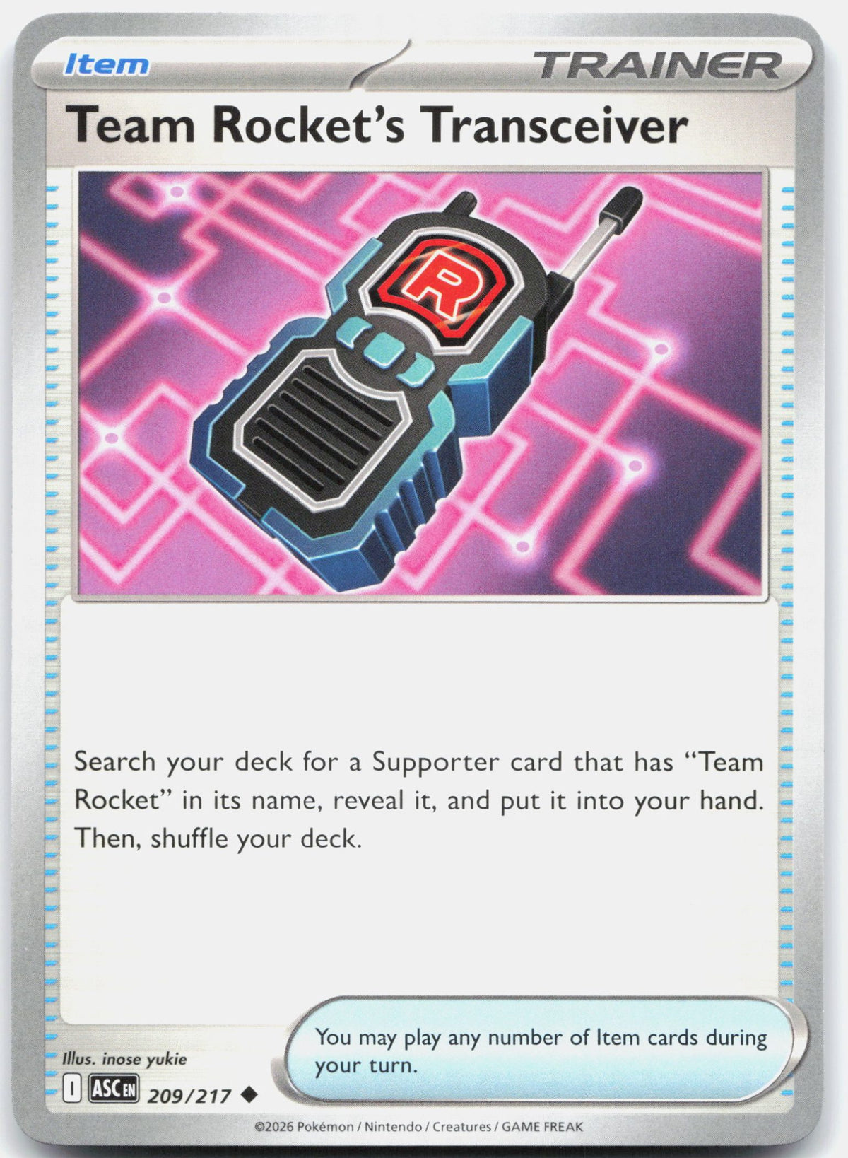 Team Rocket's Transceiver - 209/217