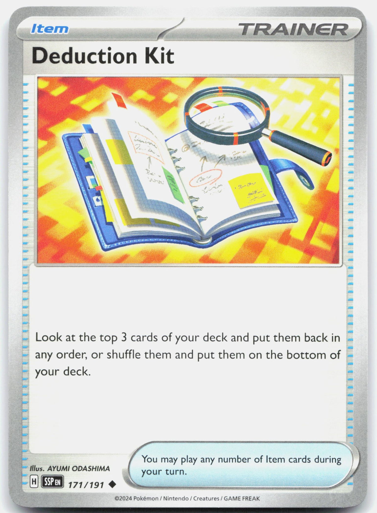 Deduction Kit 171 (Normal) - SV08: Surging Sparks