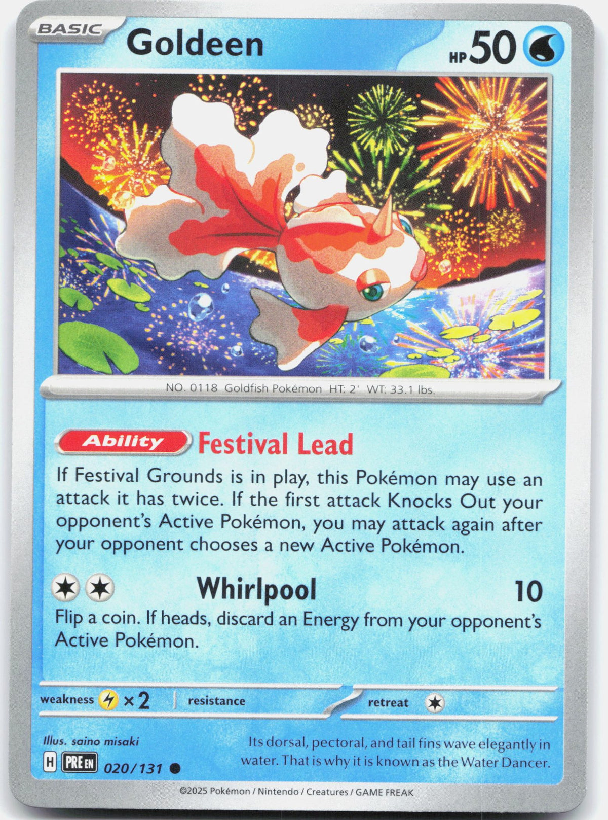 Goldeen 020 - SV: Prismatic Evolutions