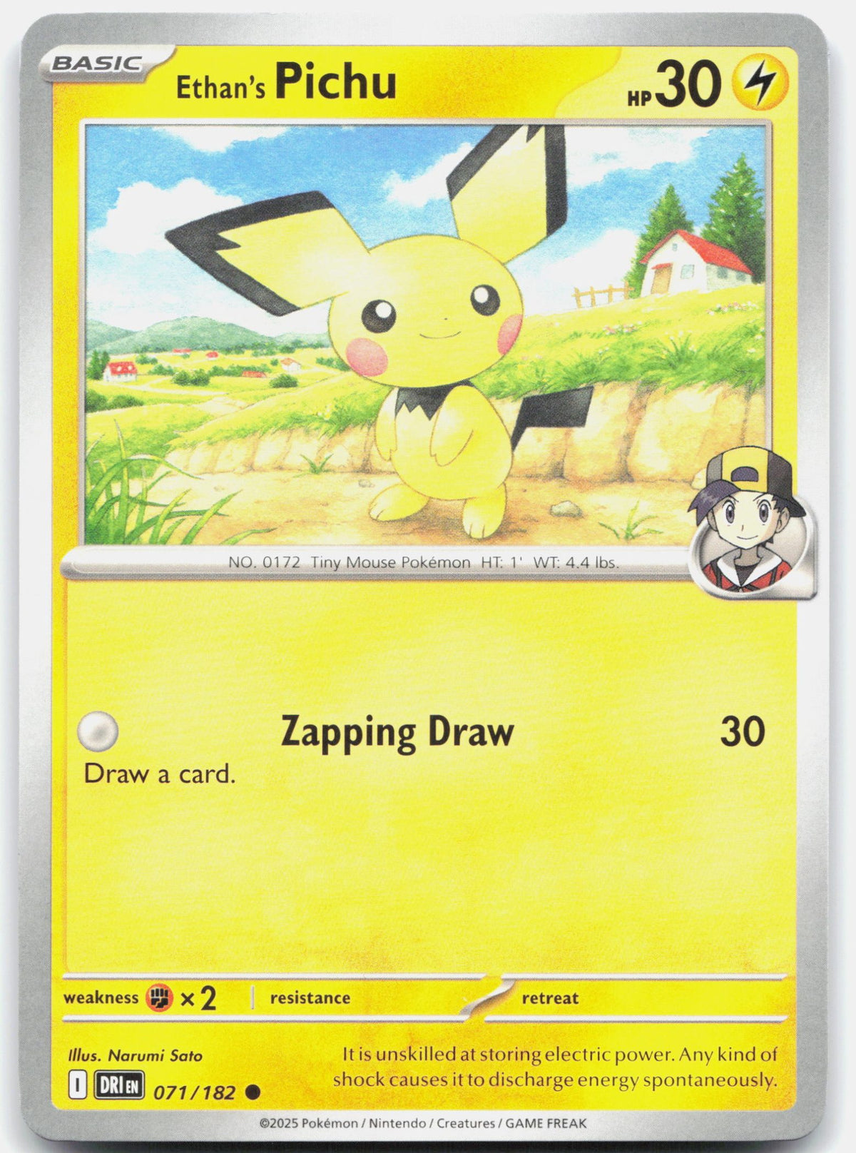 Ethan's Pichu 071 - SV10: Destined Rivals