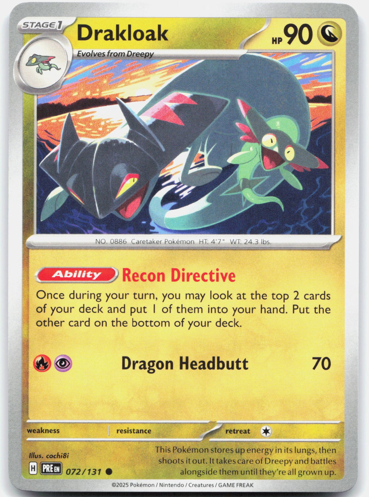 Drakloak 072 - SV: Prismatic Evolutions