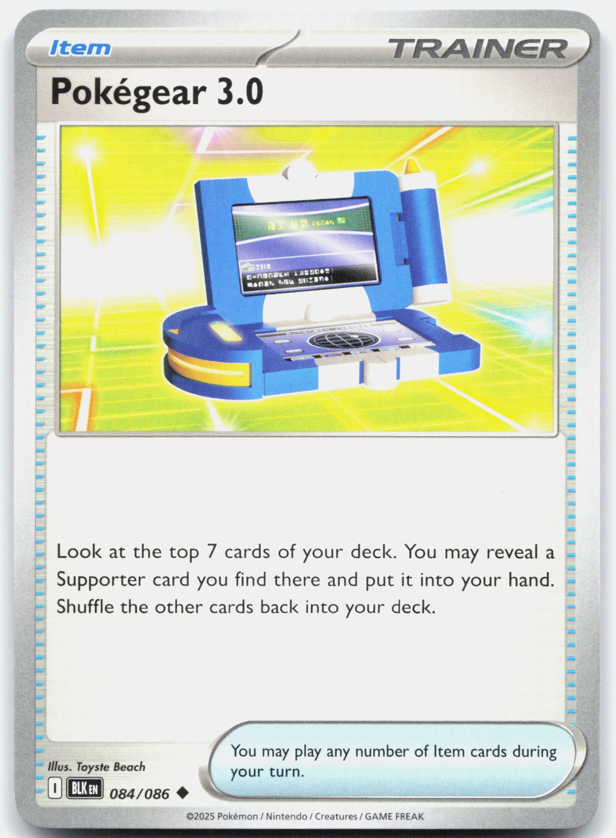 Pokegear 3.0 084 (Normal) - SV: Black Bolt