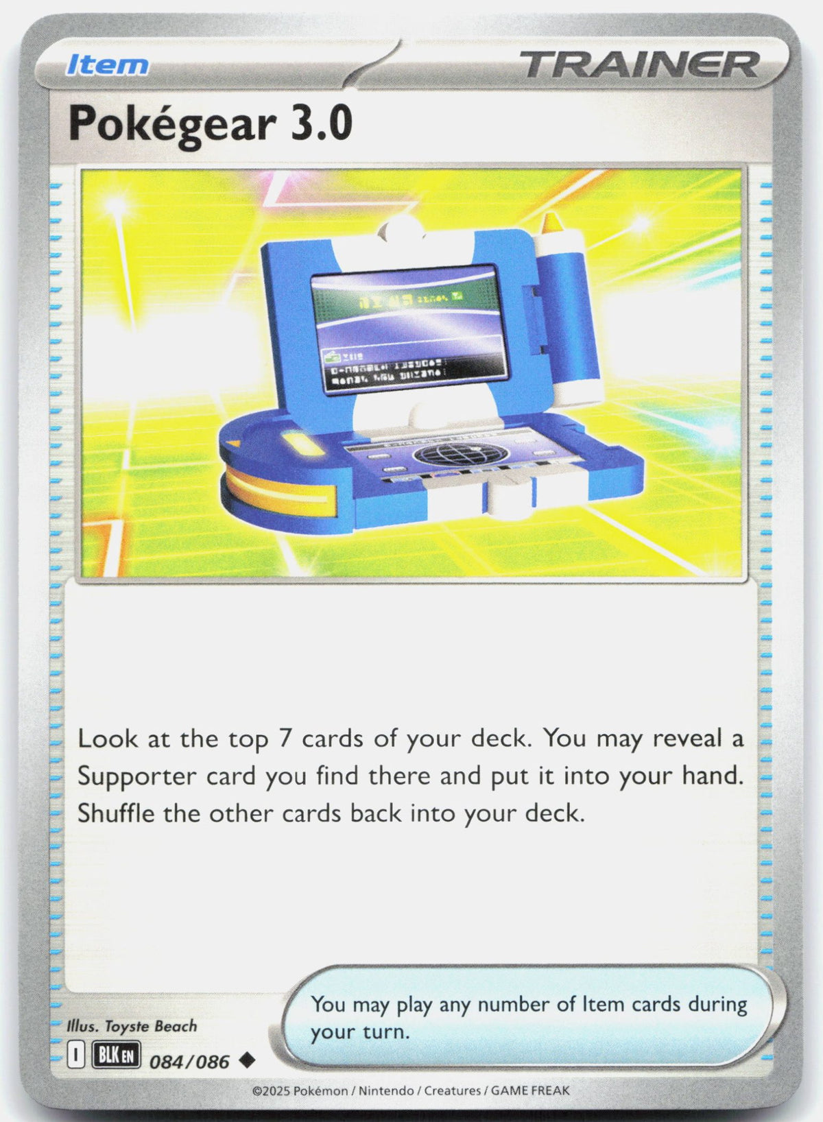 Pokegear 3.0 084 (Normal) - SV: Black Bolt