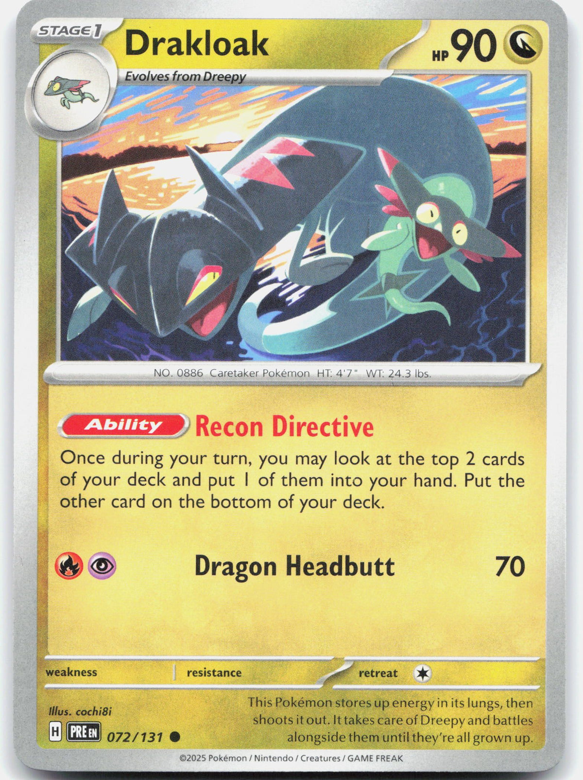 Drakloak 072 - SV: Prismatic Evolutions