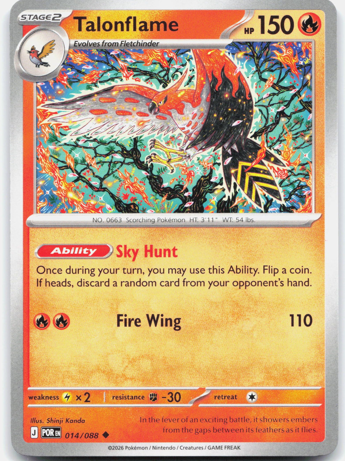 Talonflame 014 - ME03: Perfect Order