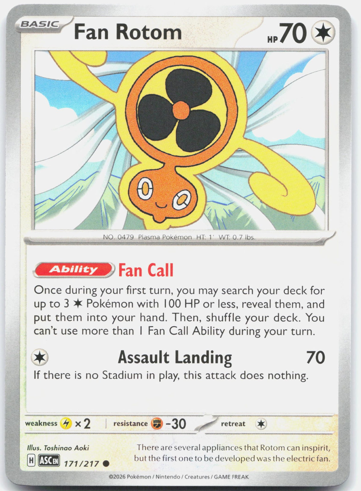 Fan Rotom - 171/217