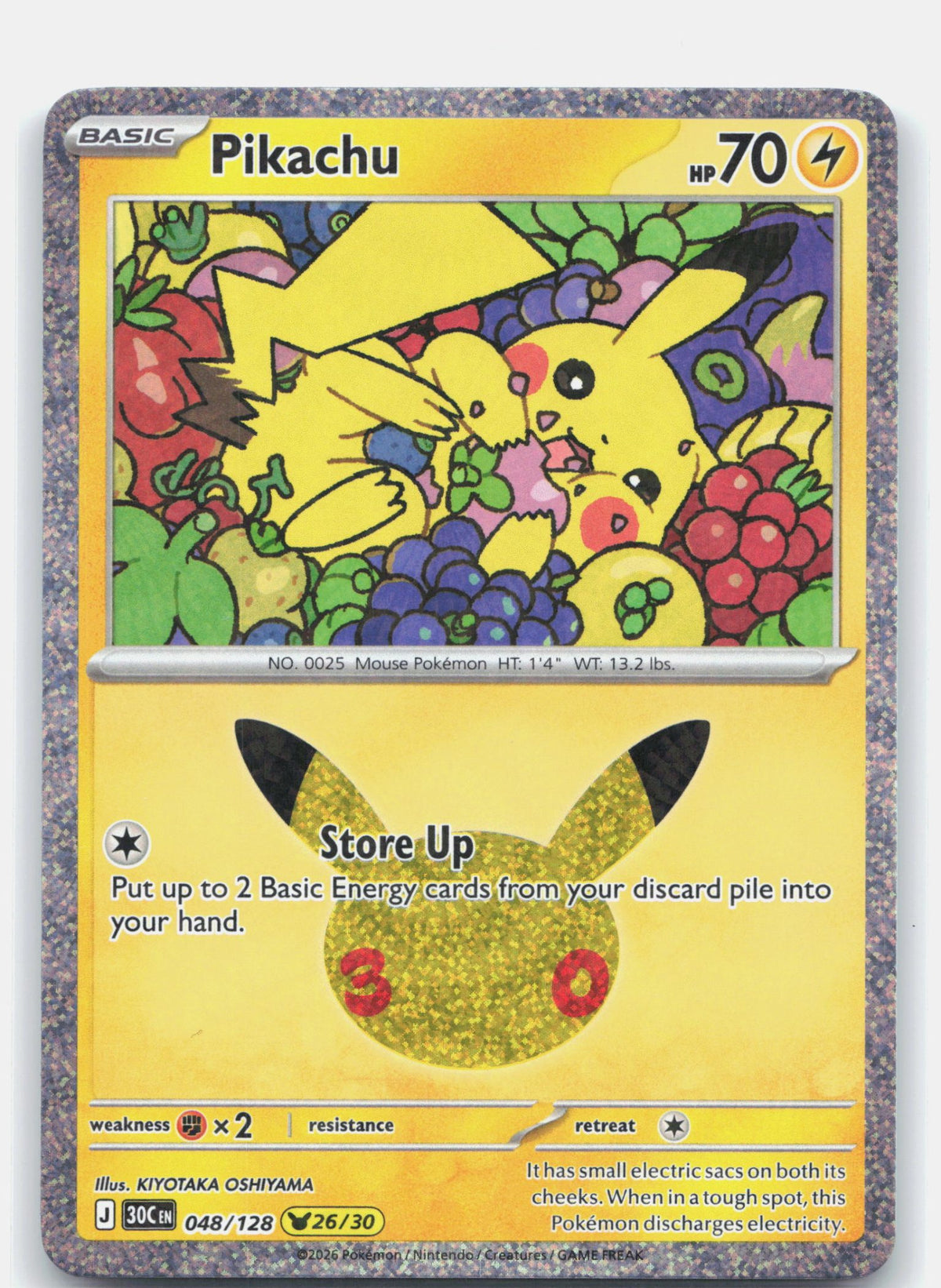 Pikachu - 048/128