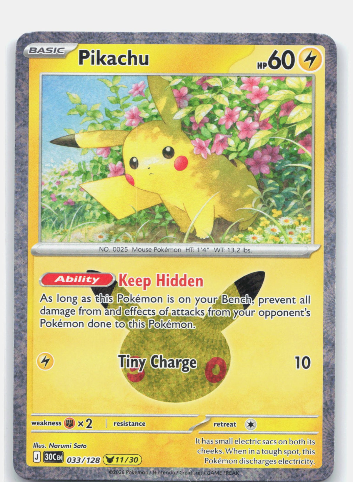 Pikachu - 033/128