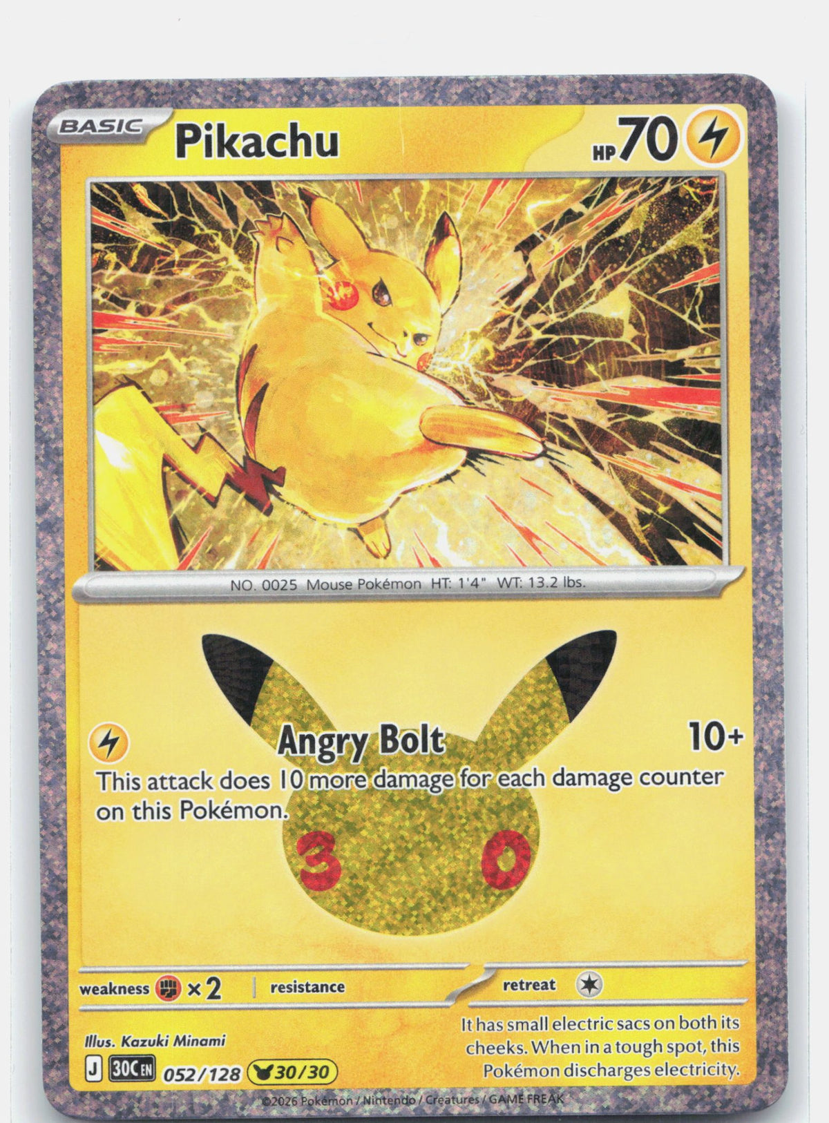 Pikachu - 052/128