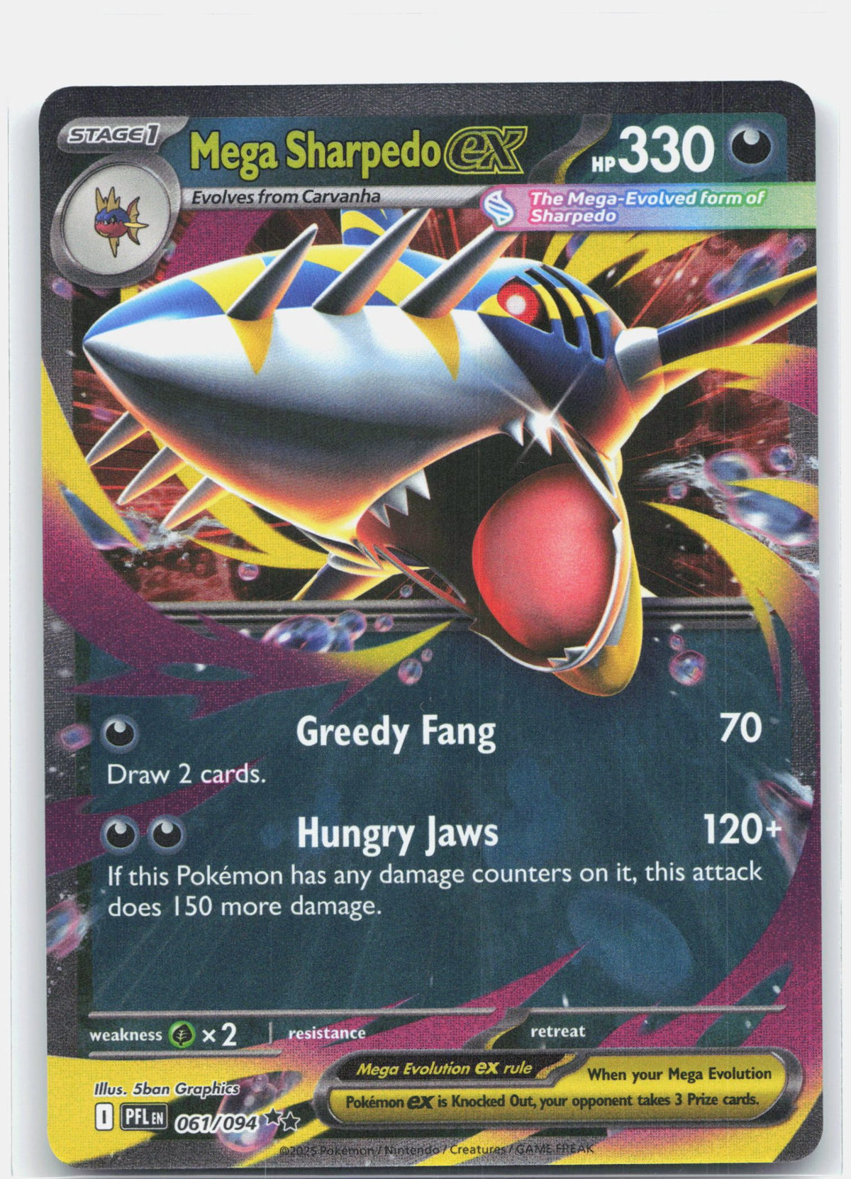 Mega Sharpedo ex - 061/094