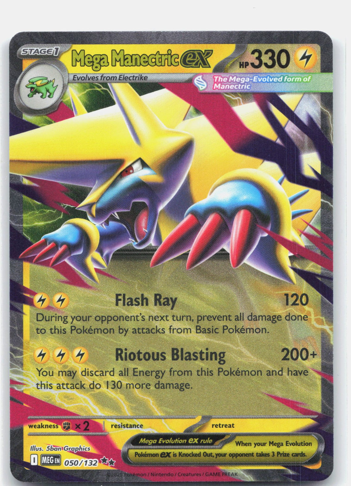 Mega Manectric ex - 050/132