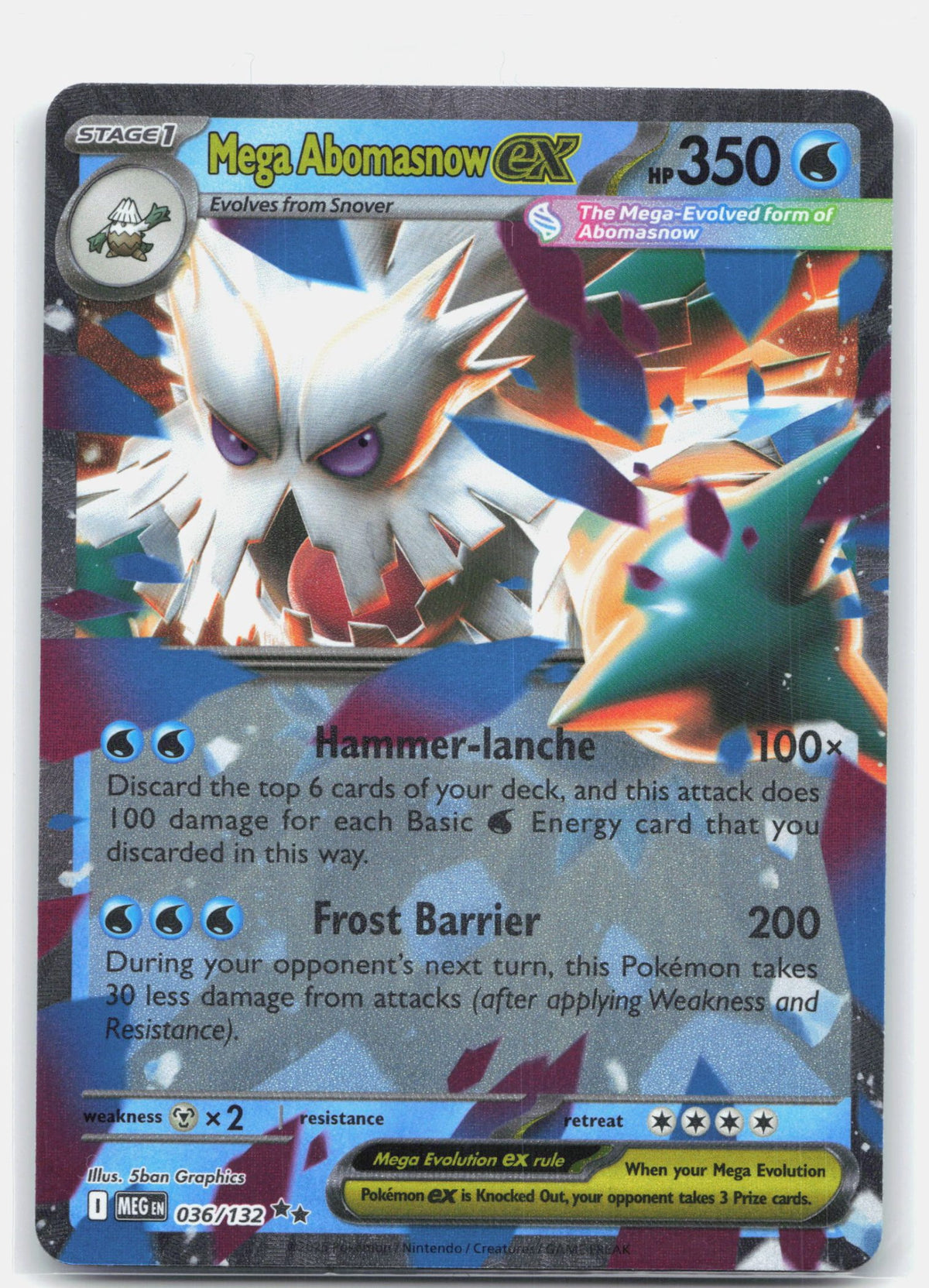 Mega Abomasnow ex - 036/132