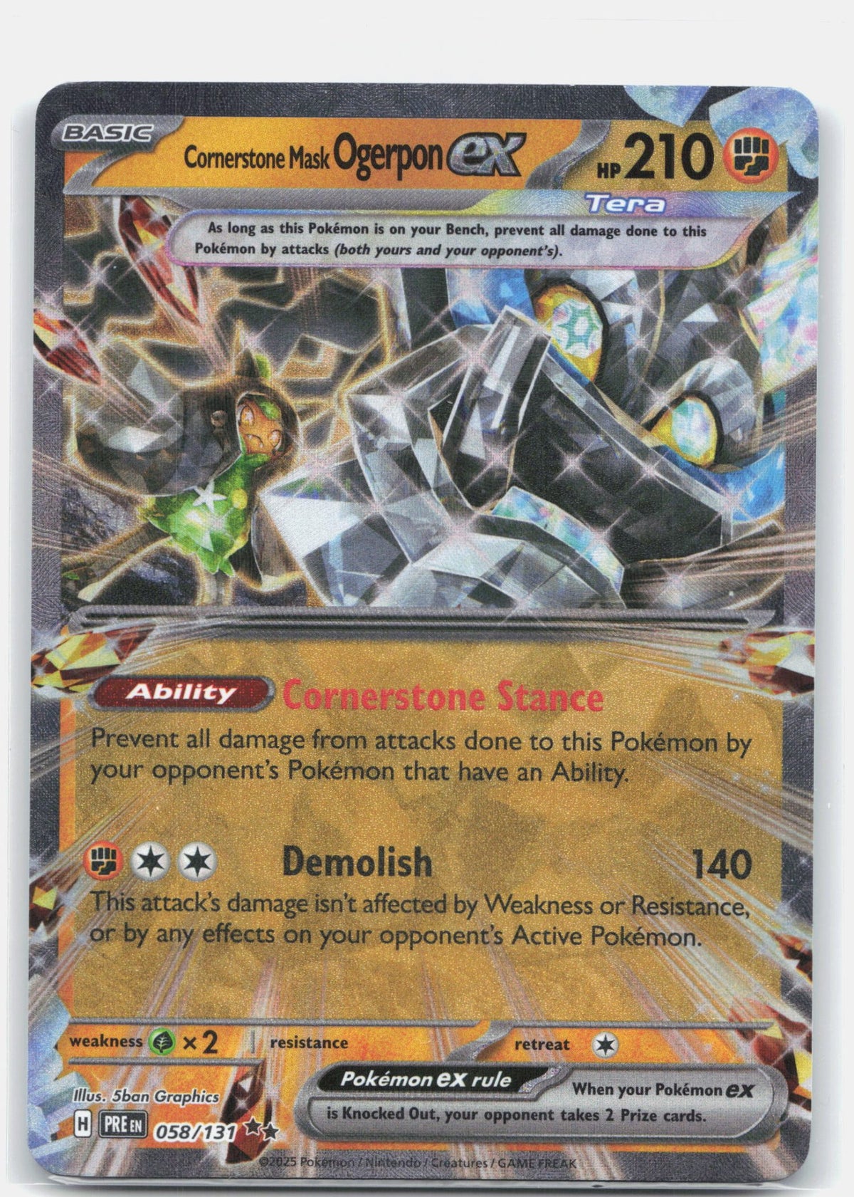 Cornerstone Mask Ogerpon ex - 058/131