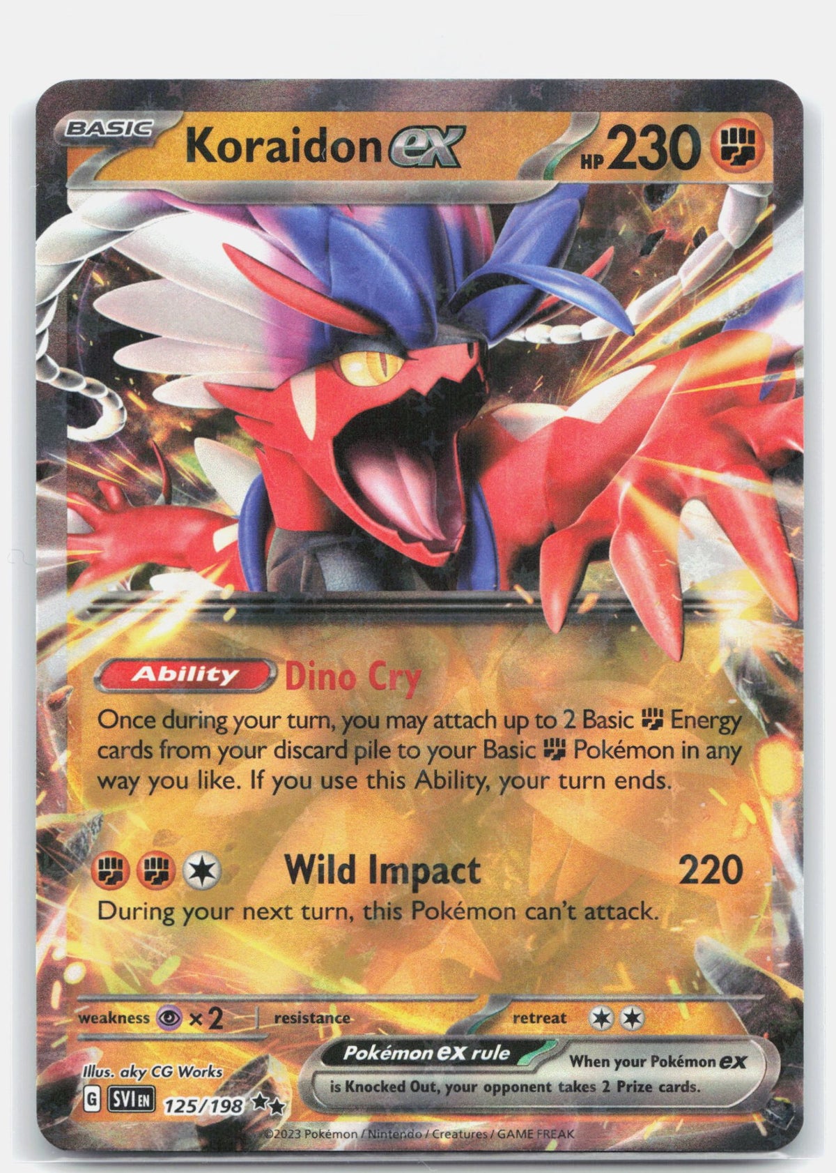 Koraidon ex - 125/198