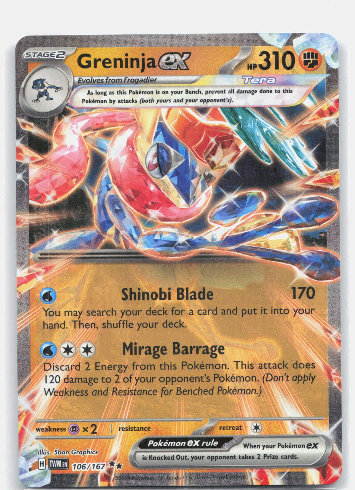 Greninja ex - 106/167