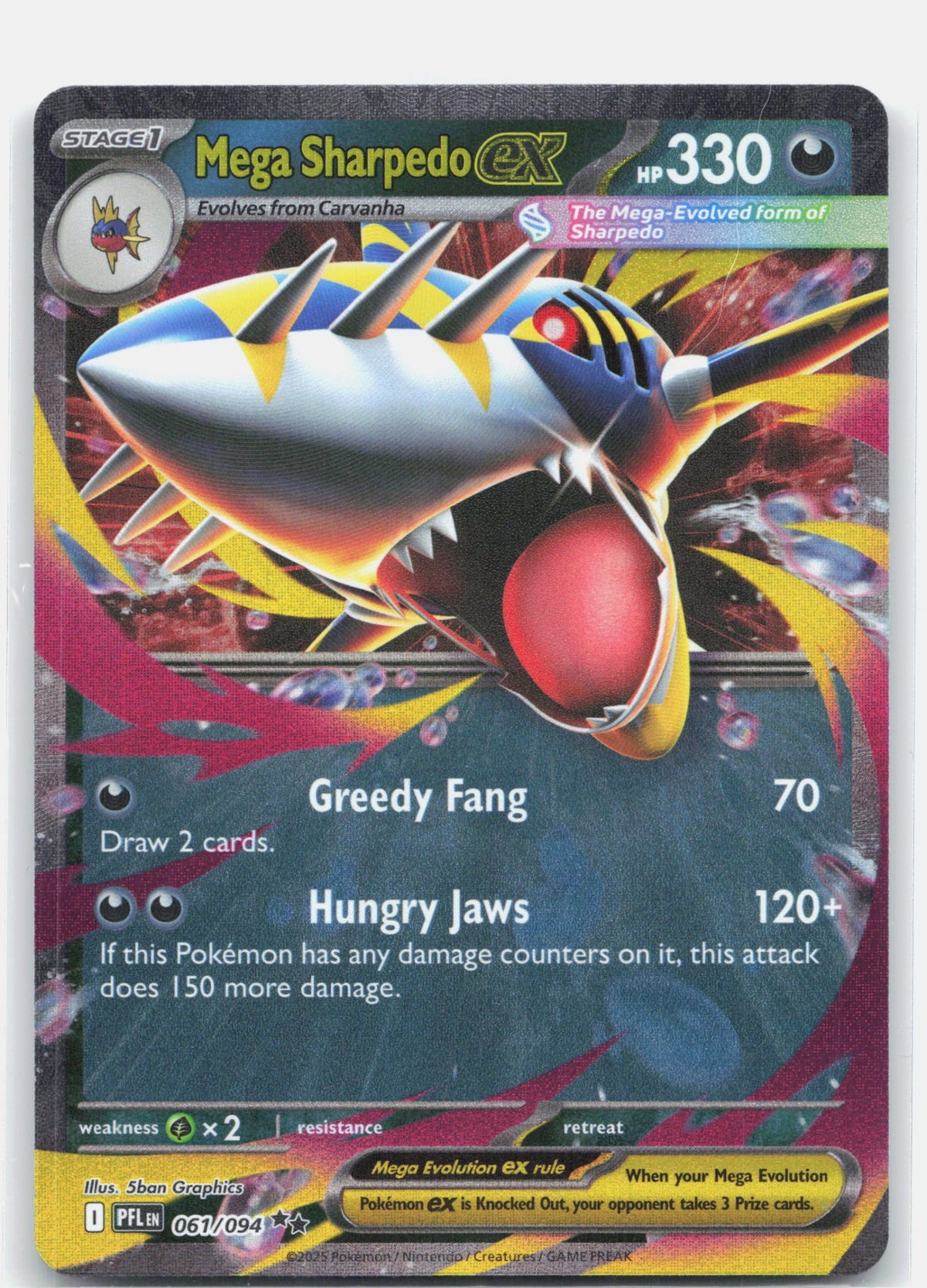 Mega Sharpedo ex - 061/094