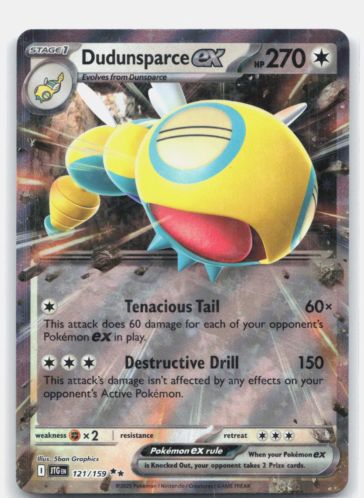 Dudunsparce ex - 121/159