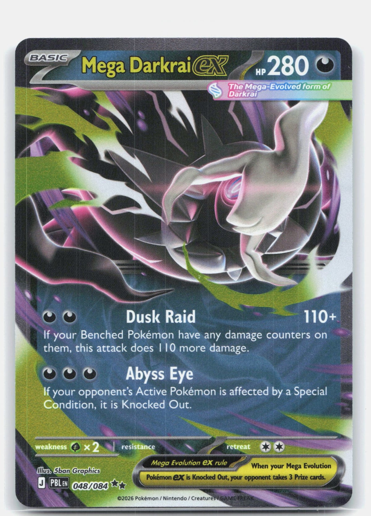 Mega Darkrai ex - 048/084