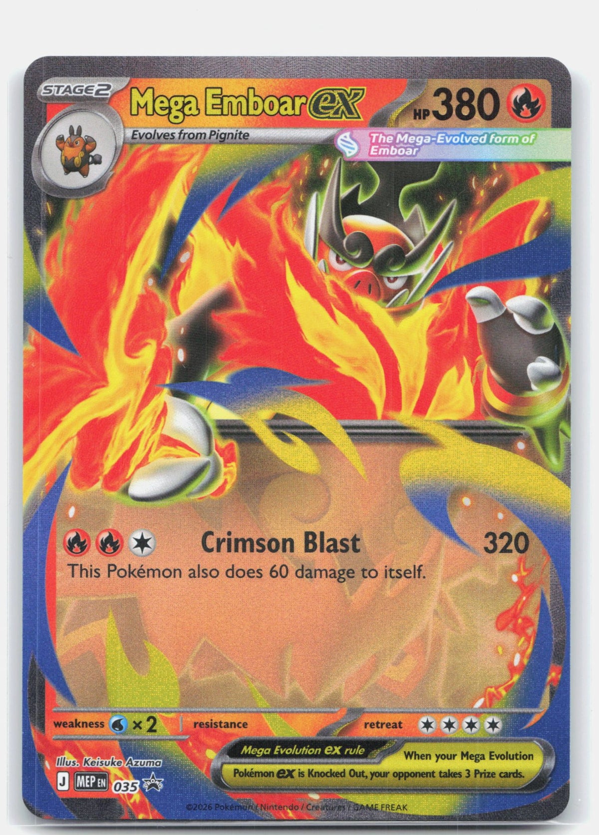Mega Emboar ex - 035