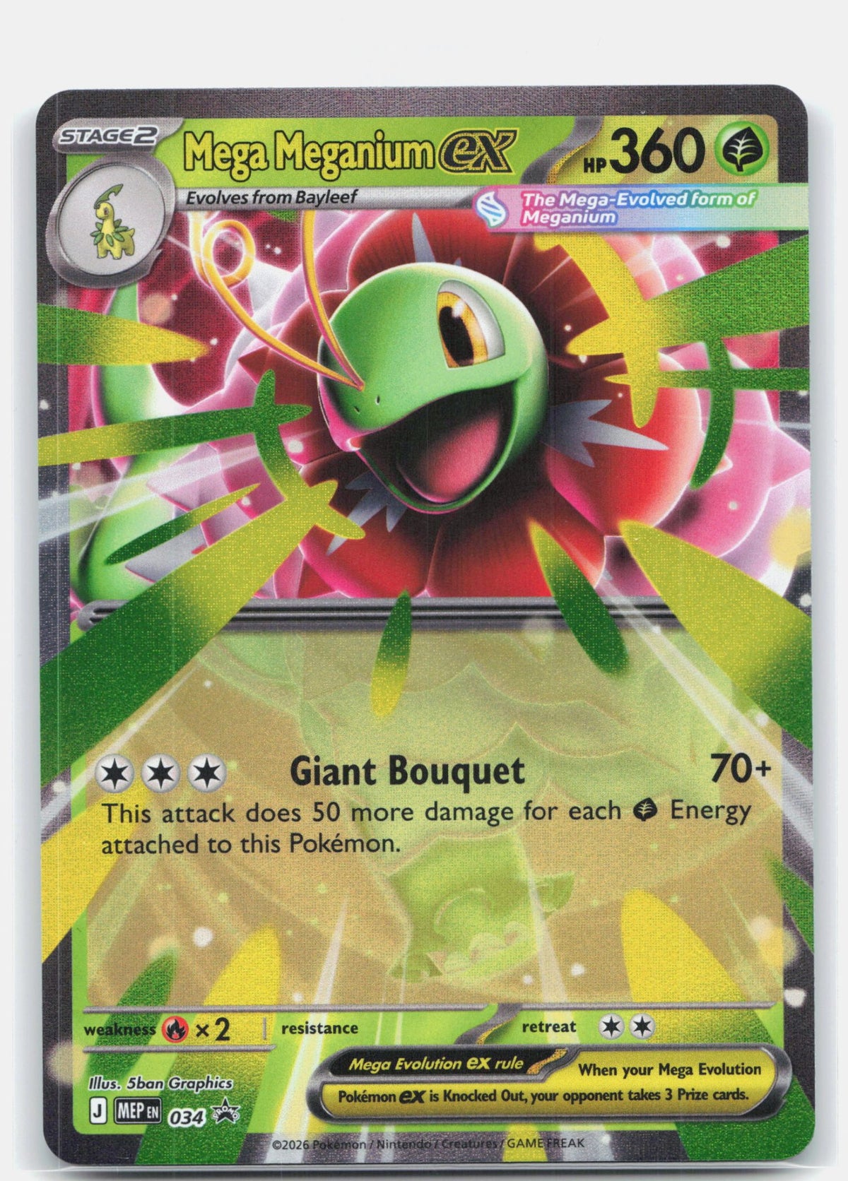 Mega Meganium ex - 034