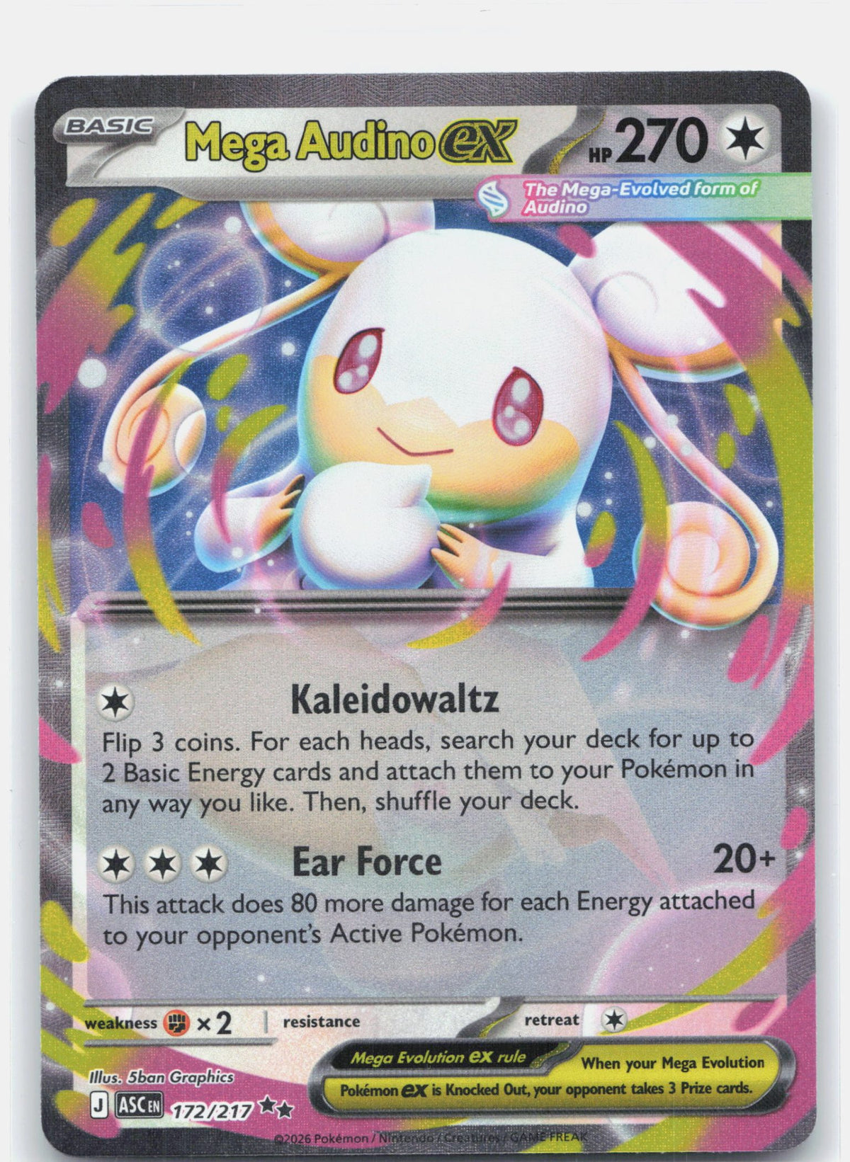 Mega Audino ex - 172/217